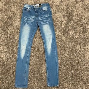Light Wash Skinny Jeans